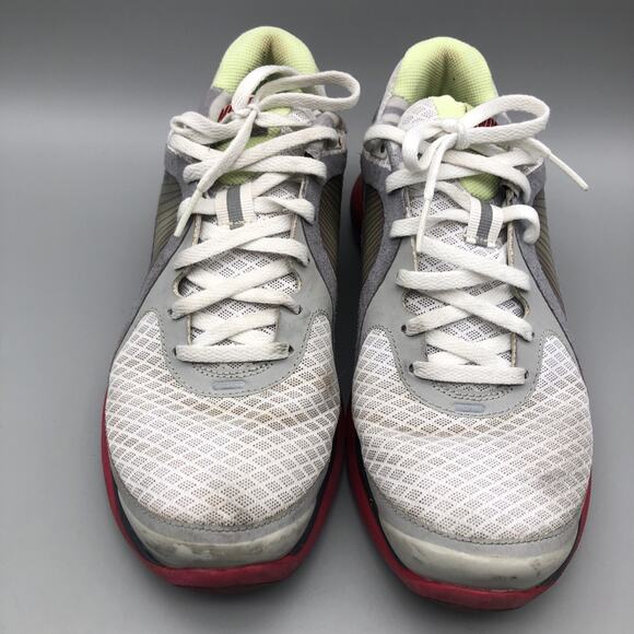 NIKE Lunar Eclipse Flywire Womens Athletic Shoes Grey/Pink 408580-100 Size 8.5 - Picture 2 of 16